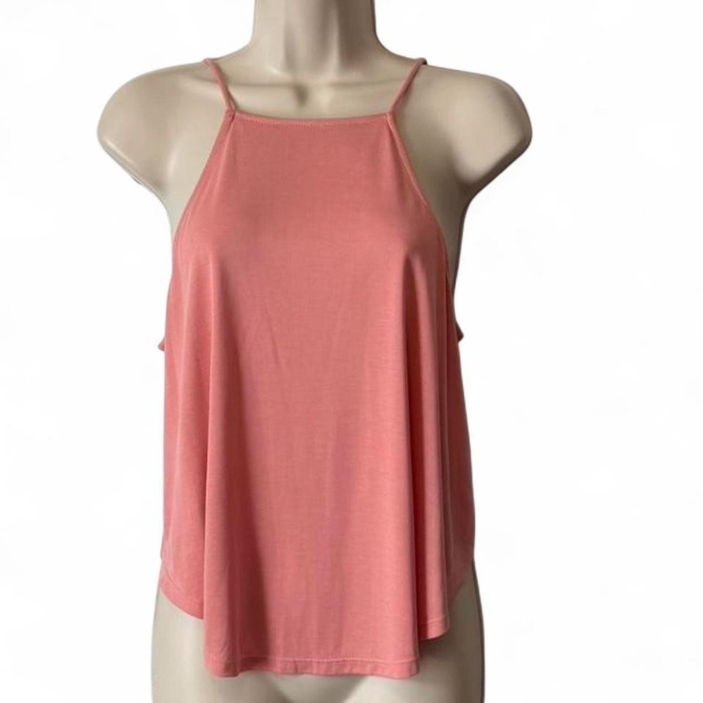Silence + Noise Peach/Coral Flowy Tank Top, Women's Size S‎